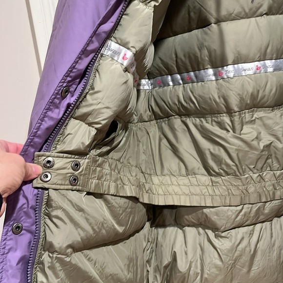Vintage 1991 Swan Windproof Down Parka Jacket, size XL - Picture 8 of 12